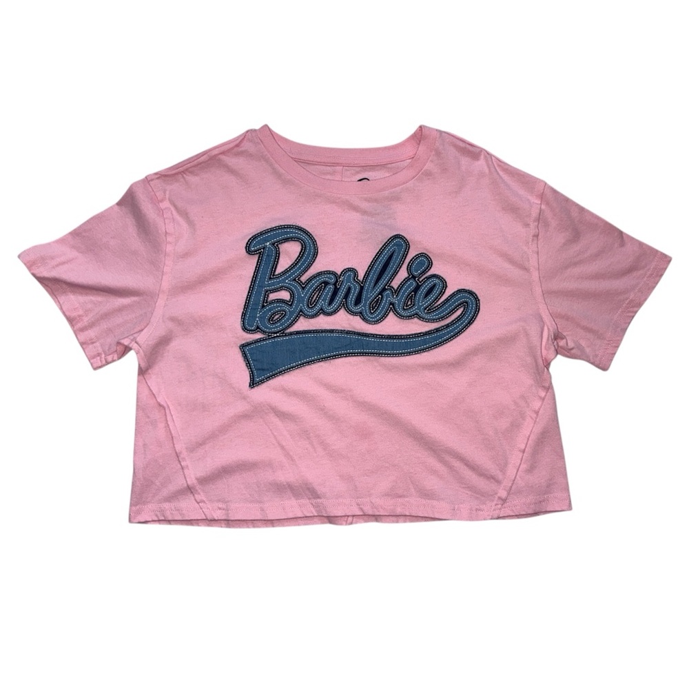 Barbie Crop Top w/‎ Denim Overlay – Medium